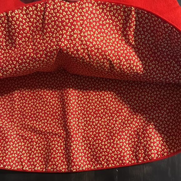 Vintage Hungarian Embroidered Jumper Dress Button Shoulder Felted Wool - Picture 3 of 8